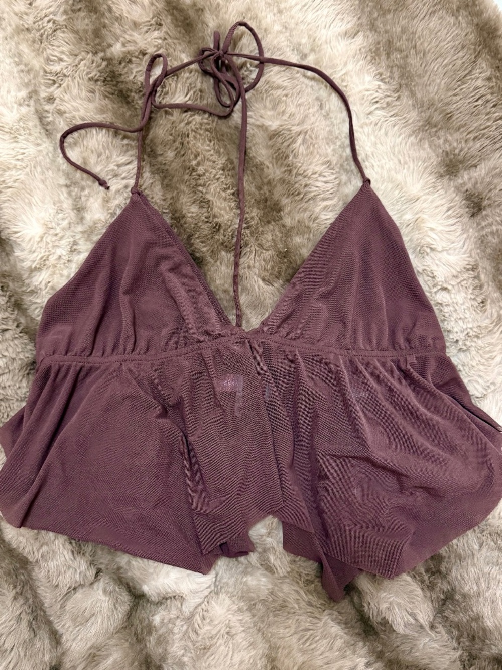 Urban Outfitters Mesh Crop Top - Picture 2 of 4